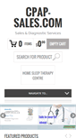 Mobile Screenshot of cpap-sales.com
